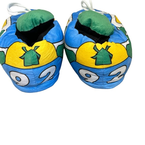 Dutch Bros Pull On Slippers Blue+White+Green Comfy DB 1992 Laces SO FUN! Adult - Picture 2 of 9